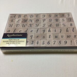 Recollections 68 Piece Rubber Stamp Set